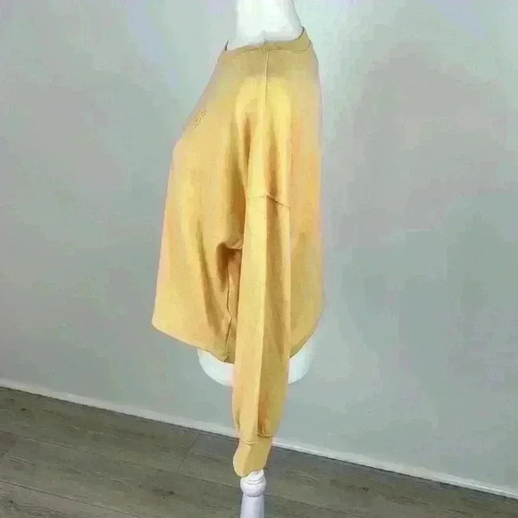 Hippie Rose Yellow “Sunny” Sweatshirt Size L - Picture 3 of 8